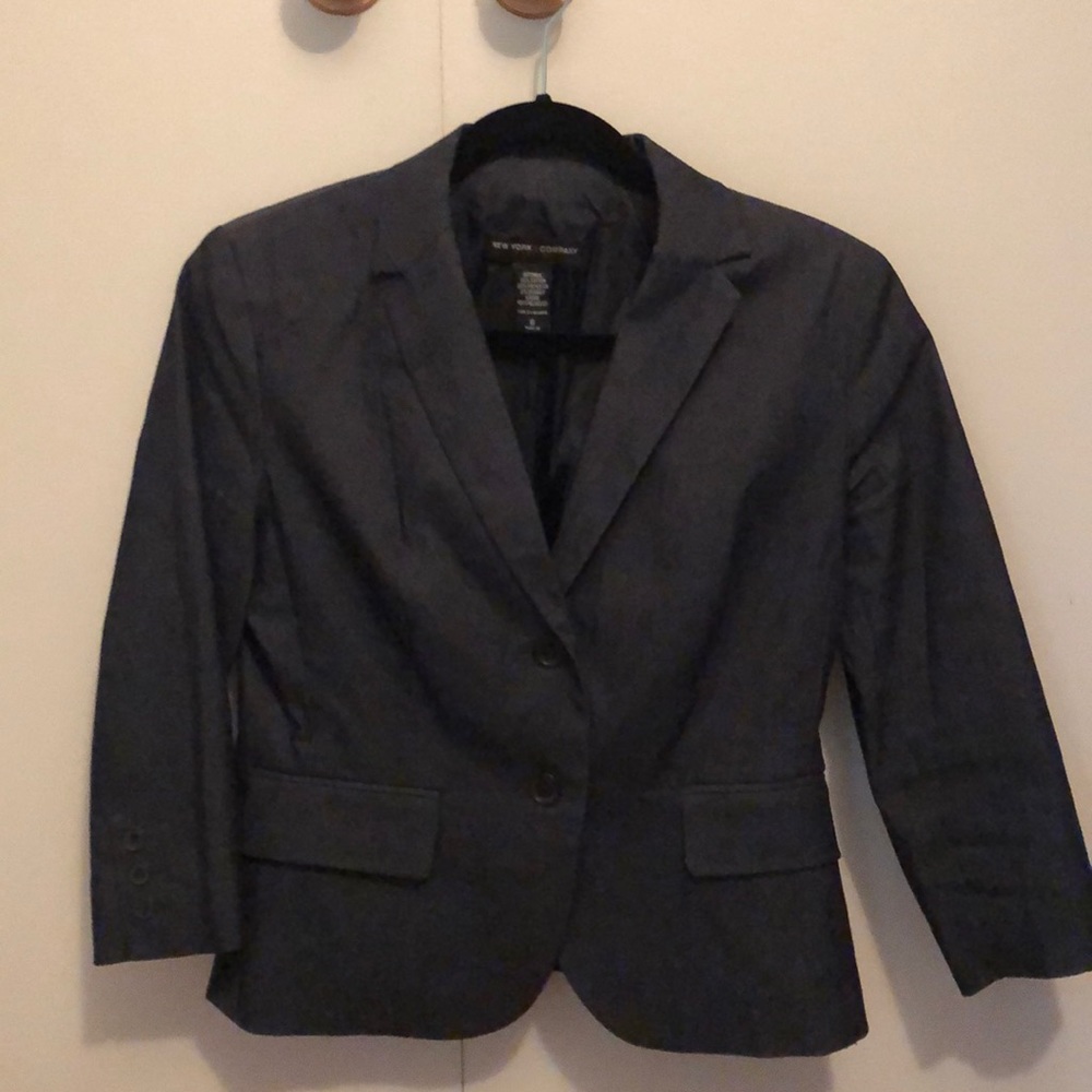 Blazer with 3/4 sleeves